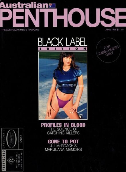 Australian Penthouse – June 1998 Black Label Cover