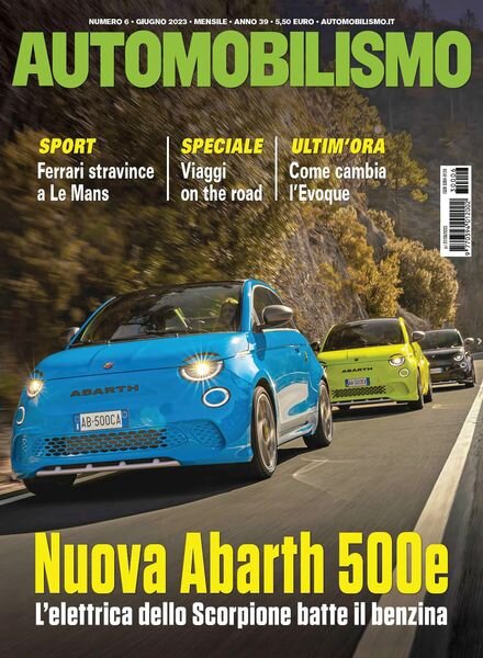 Automobilismo – giugno 2023 Cover