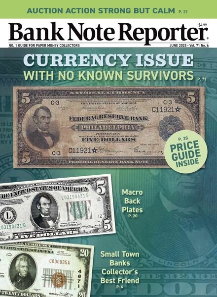 Bank Note Reporter – June 2023 Cover