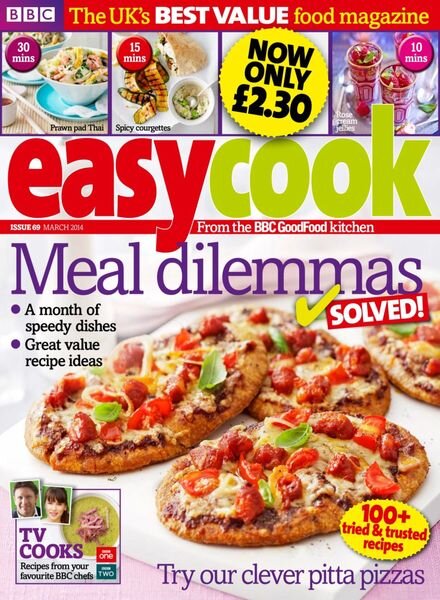 BBC Easy Cook – February 2014 Cover