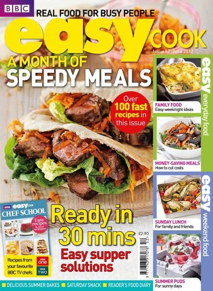 BBC Easy Cook – June 2012 Cover