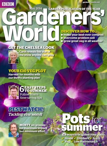 BBC Gardeners World – April 2014 Cover