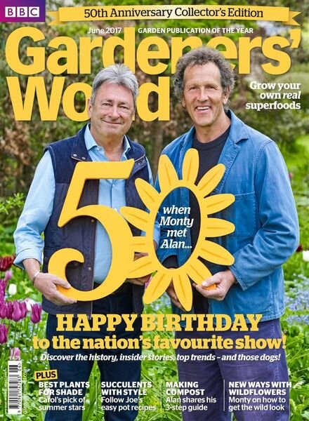 BBC Gardeners World – May 2017 Cover
