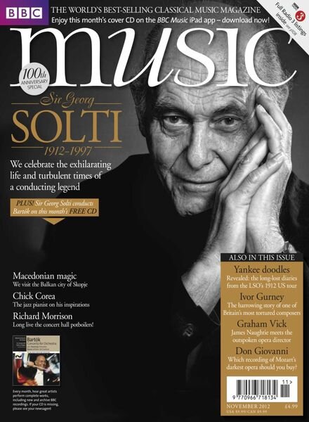 BBC Music – September 2012 Cover