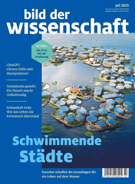 Bild der Wissenschaft – Juli 2023 Cover