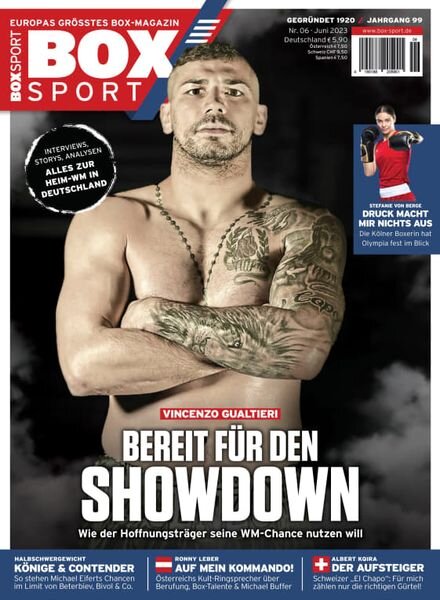 BoxSport – August 2023 Cover