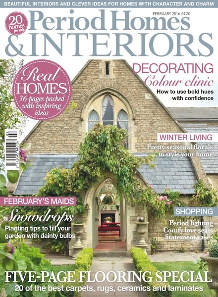 British Period Homes – January 2016 Cover