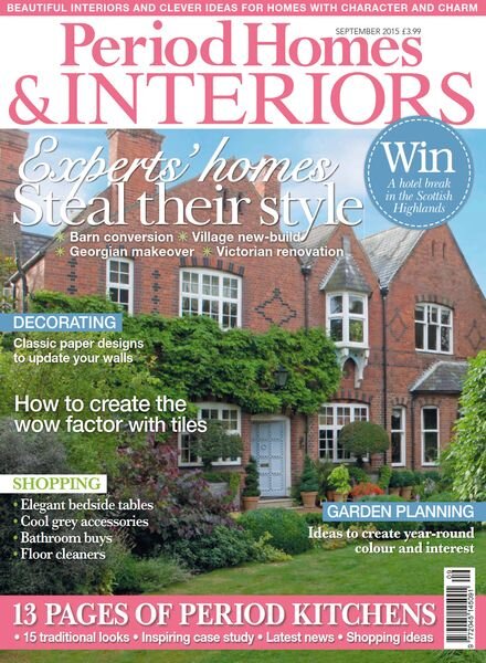 British Period Homes – July 2015 Cover