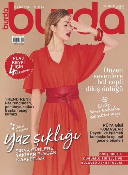 Burda Turkiye – Haziran 2023 Cover