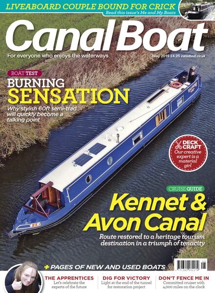 Canal Boat – March 2019 Cover