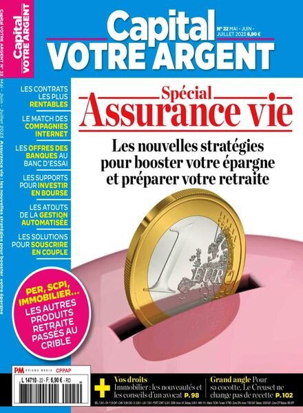 Capital Votre Argent – Mai-Juillet 2023 Cover