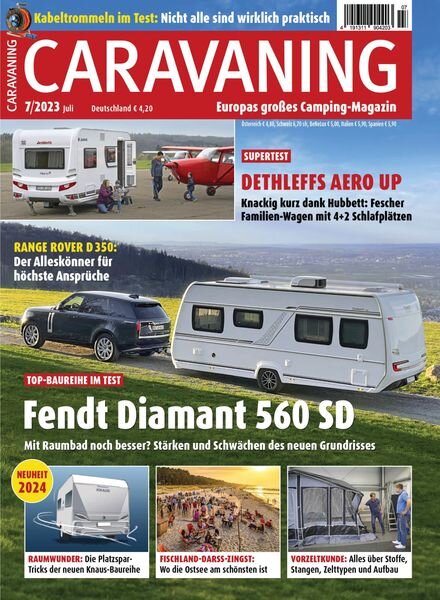 Caravaning – Juli 2023 Cover