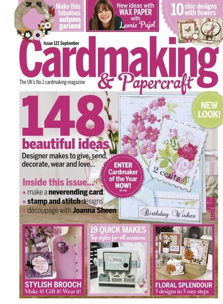 Cardmaking & Papercraft – August 2013 Cover