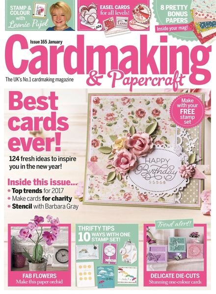 Cardmaking & Papercraft – December 2016 Cover
