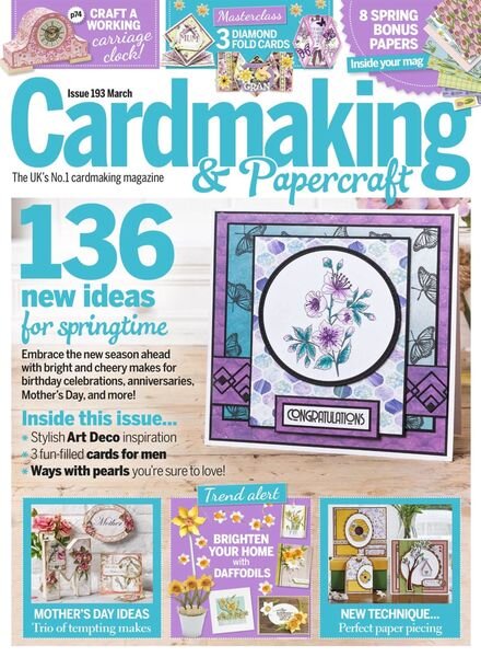 Cardmaking & Papercraft – February 2019 Cover