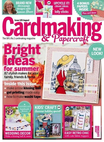 Cardmaking & Papercraft – July 2013 Cover