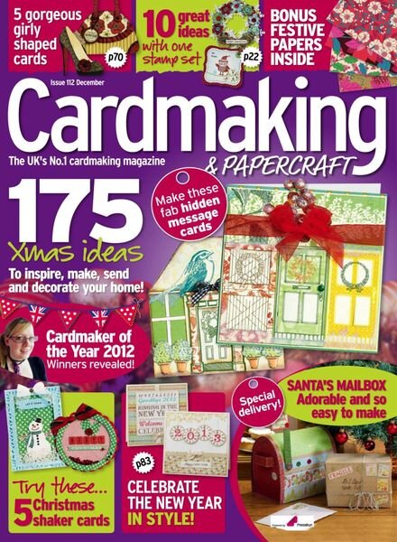 Cardmaking & Papercraft – November 2012 Cover