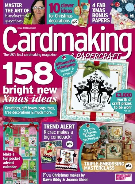 Cardmaking & Papercraft – October 2012 Cover