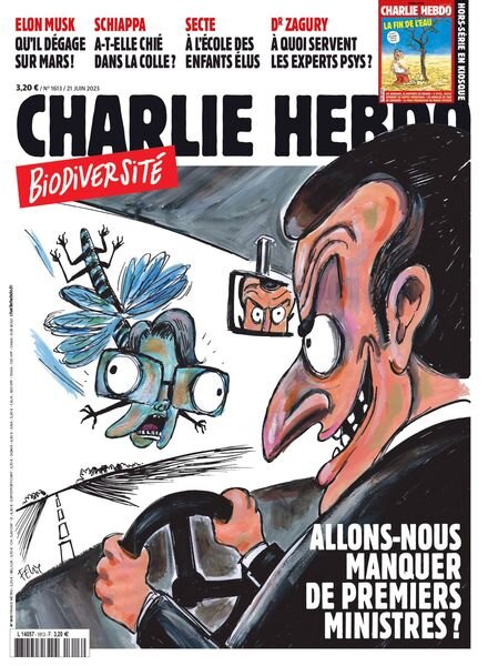 Charlie Hebdo – 21 Juin 2023 Cover