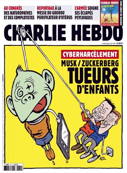 Charlie Hebdo – 7 Juin 2023 Cover