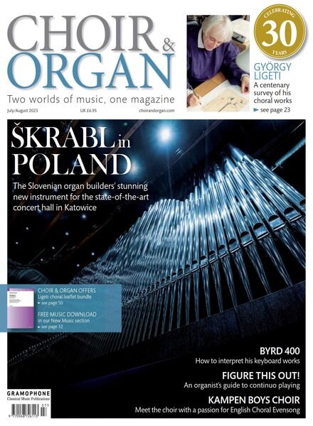 Choir & Organ – July 2023 Cover