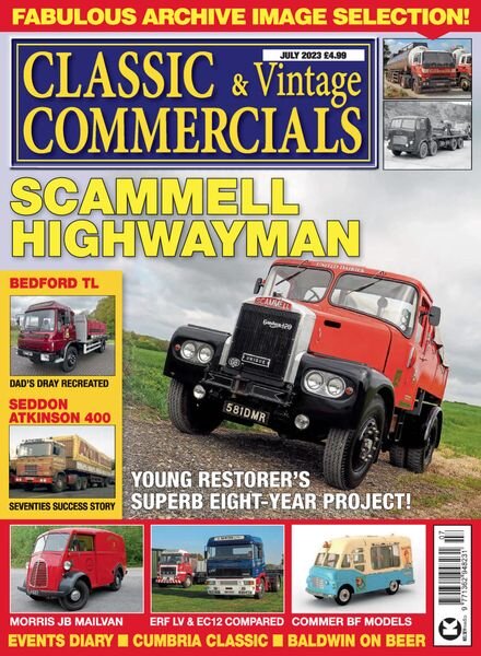 Classic & Vintage Commercials – July 2023 Cover