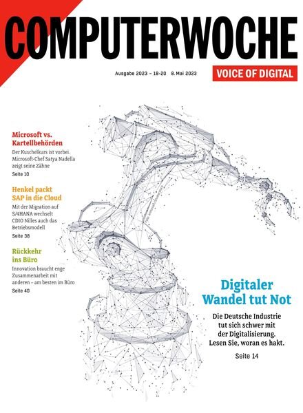 Computerwoche – 8 Mai 2023 Cover