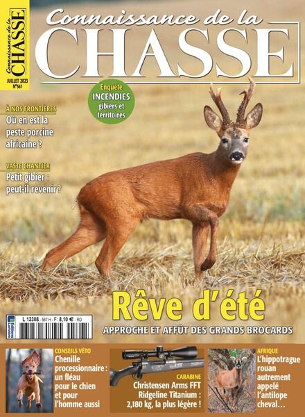 Connaissance de la Chasse – Juillet 2023 Cover