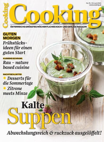 Cooking Austria – 23 Juni 2023 Cover