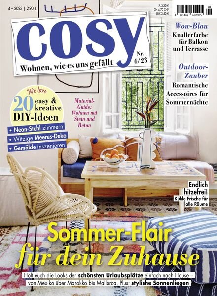 Cosy – Juli 2023 Cover
