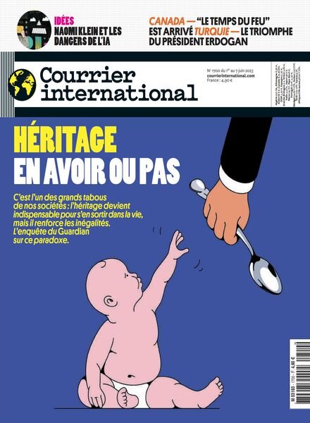 Courrier International – 1er Juin 2023 Cover