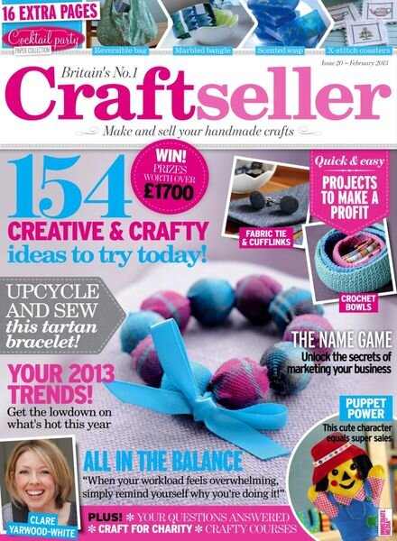 Craftseller – January 2013 Cover