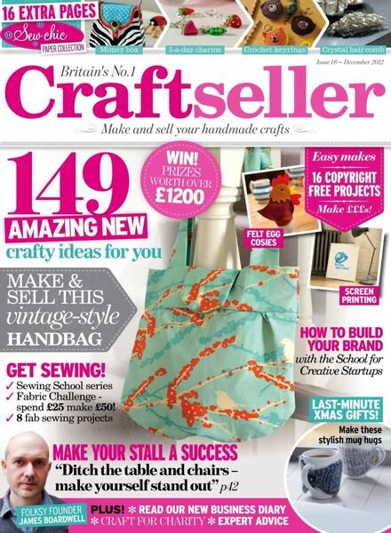 Craftseller – November 2012 Cover