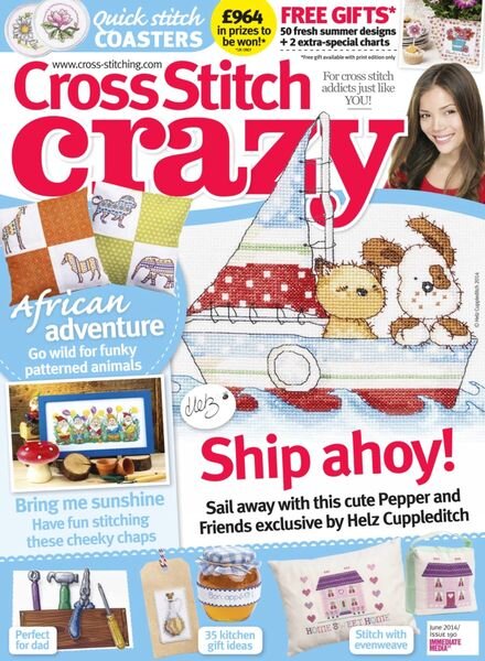 Cross Stitch Crazy – April 2014 Cover