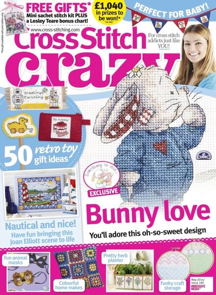 Cross Stitch Crazy – March 2014 Cover