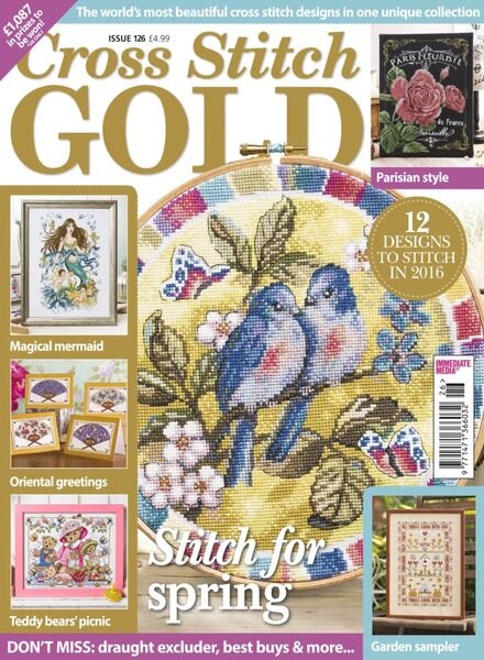 Cross Stitch Gold – January 2016 Cover
