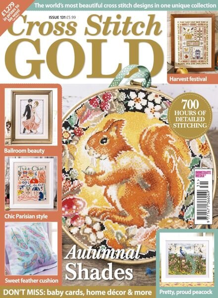 Cross Stitch Gold – July 2016 Cover