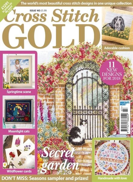 Cross Stitch Gold – November 2017 Cover