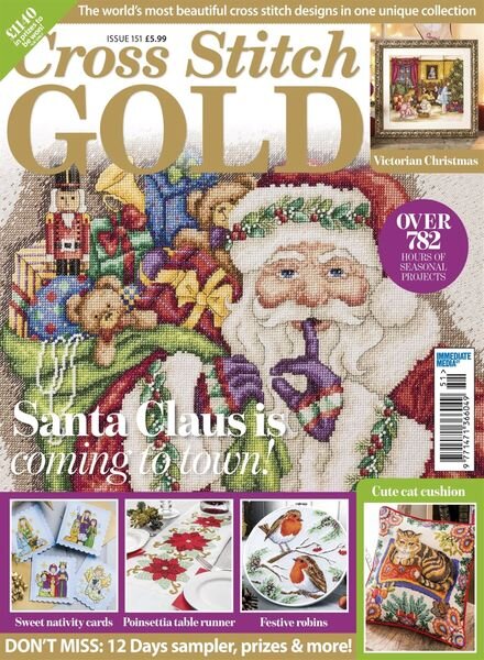 Cross Stitch Gold – October 2018 Cover