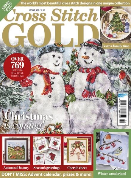 Cross Stitch Gold – September 2019 Cover