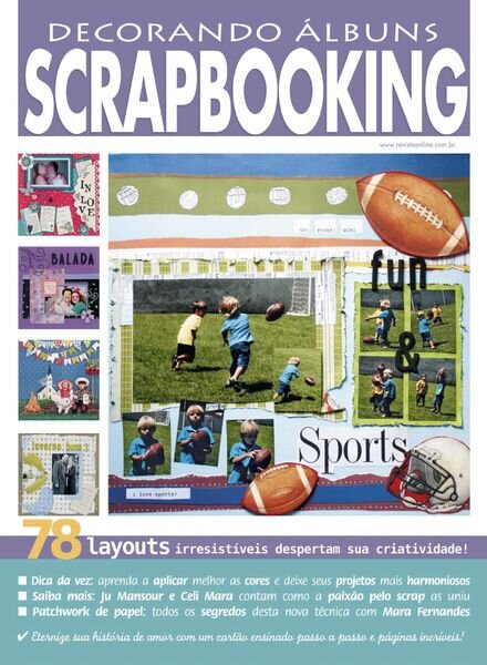Decorando albuns Scrapbooking – junho 2023 Cover