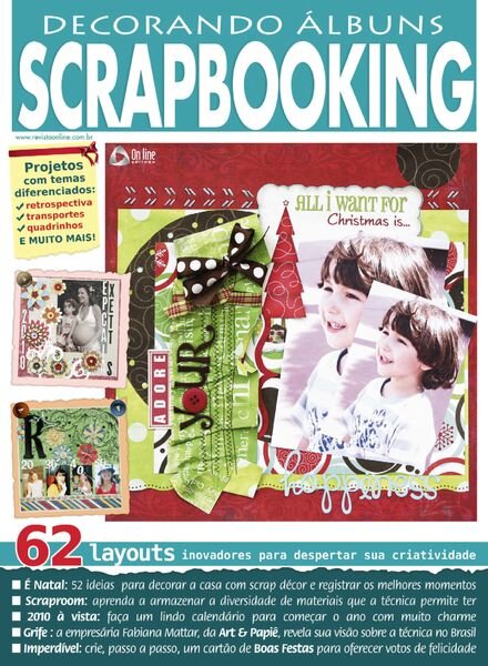 Decorando albuns Scrapbooking – maio 2023 Cover