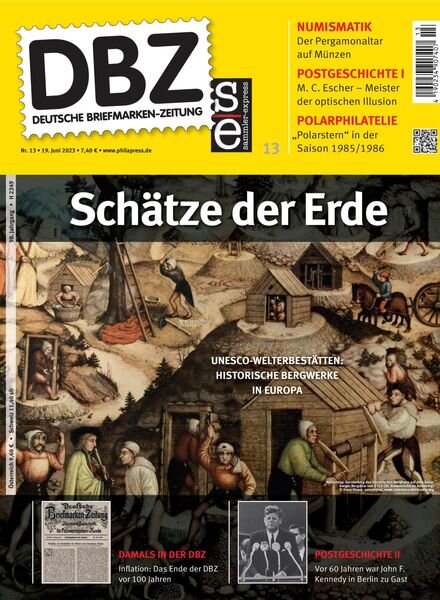 Deutsche Briefmarken-Zeitung – 19 Juni 2023 Cover