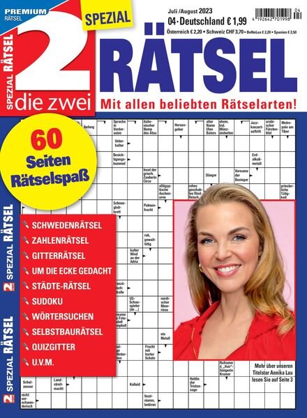 Die 2 Spezial Ratsel – Juli 2023 Cover