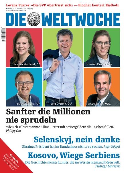 Die Weltwoche – 08 Juni 2023 Cover