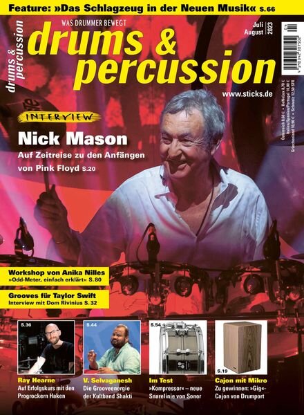 Drums & Percussion – Juni 2023 Cover