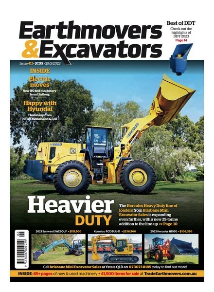 Earthmovers & Excavators – 28 May 2023 Cover