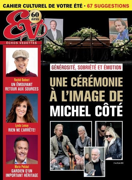 echos Vedettes – 17 juin 2023 Cover