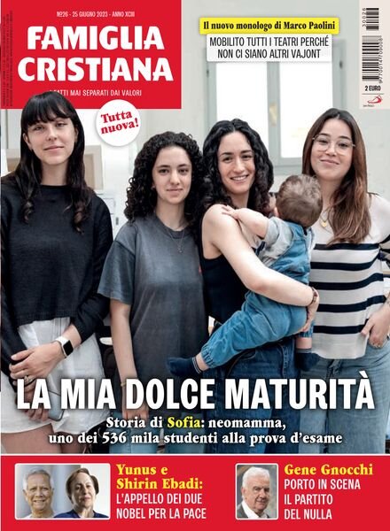 Famiglia Cristiana – 26 Giugno 2023 Cover
