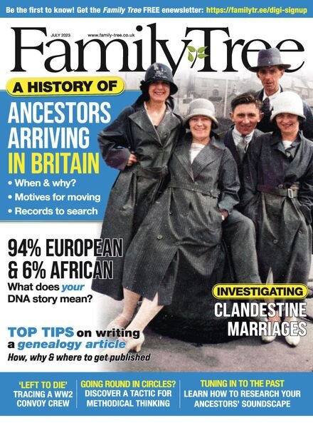 Family Tree UK – July 2023 Cover